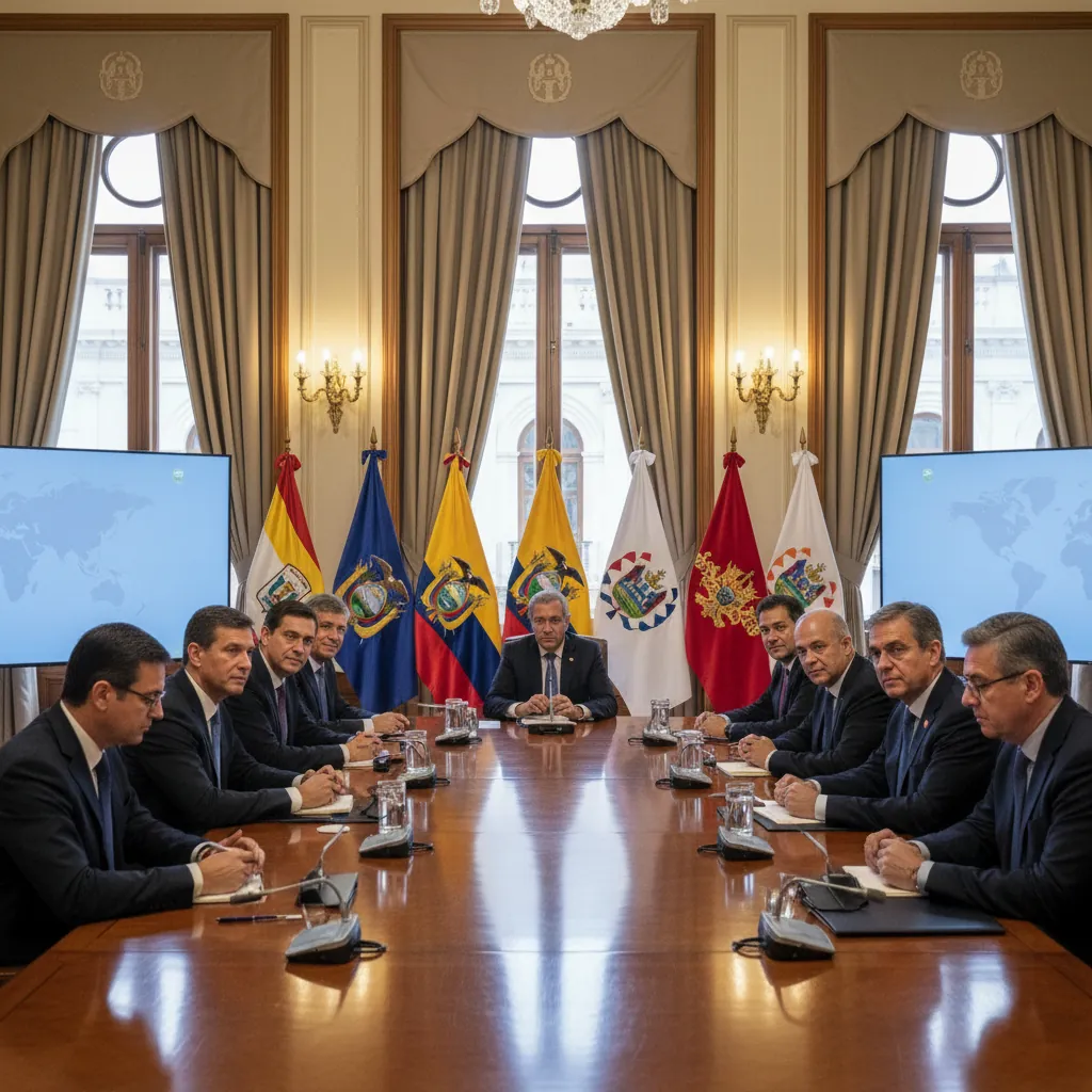 CAF Signs $450,000 Technical Cooperation for Ecuador's National Competitiveness Strategy as II International Economic Forum Launches