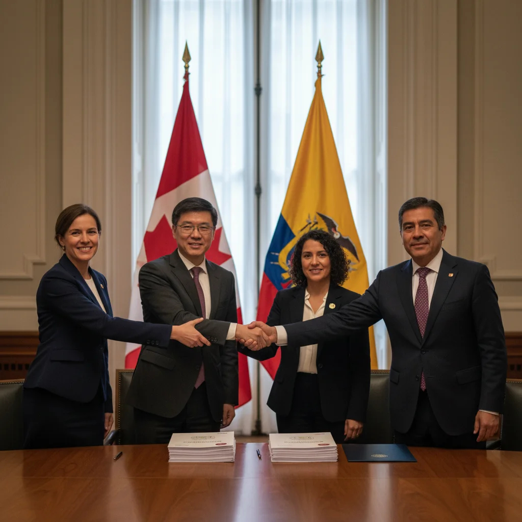 Canada and Ecuador Conclude Free Trade Agreement Negotiations After Six Rounds; Ratification Pending