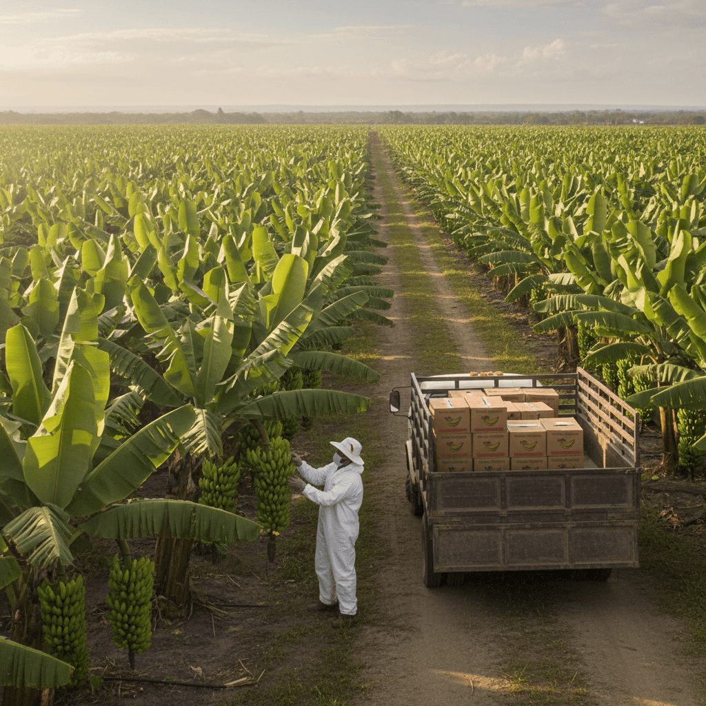 Banana Exports Hit 377 Million Boxes in 2025 With 3.9% Growth, But Fusarium TR4 Confirmation in December Clouds the 2026 Outlook