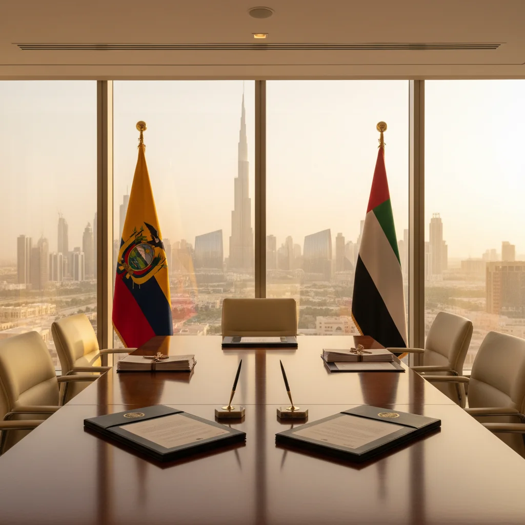 Ecuador-UAE CEPA Reaches Technical Closure — 98% of Products Enter at 0% Tariff, Signature Expected March 2026