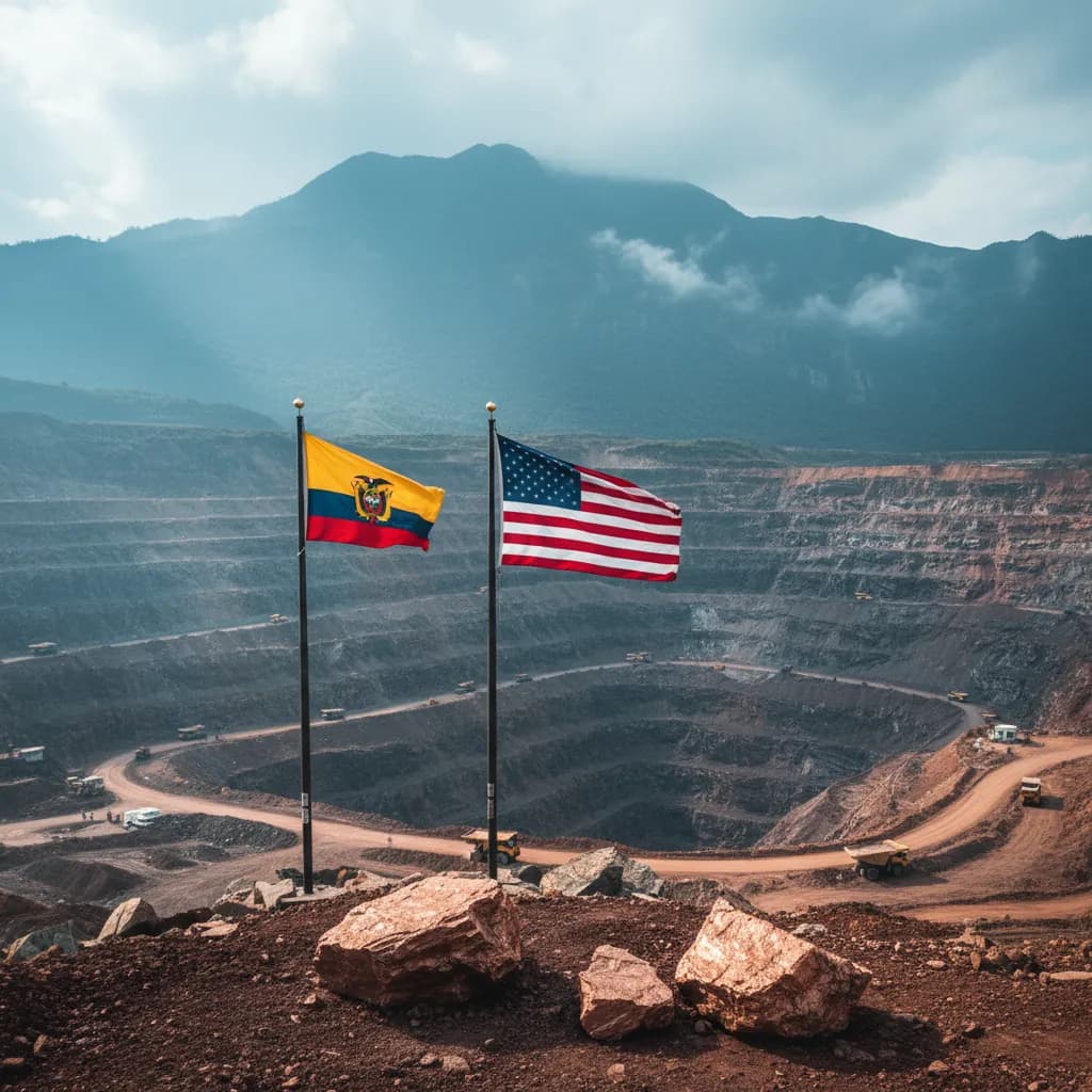 US Formally Designates Ecuador's Rare Earth, Copper, and Gold Reserves as Strategic Minerals at 54-Nation Critical Minerals Ministerial